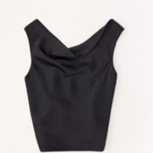 Abercrombie High Neck/ Cowl Neck Silk Tank
